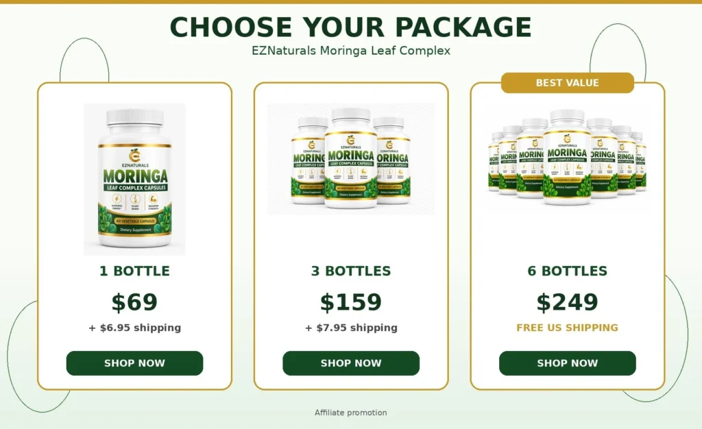 ez naturals moringa sale
